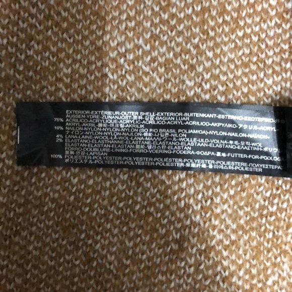 Zara Brown Sherpa Hood Jacket Coat - Picture 6 of 7